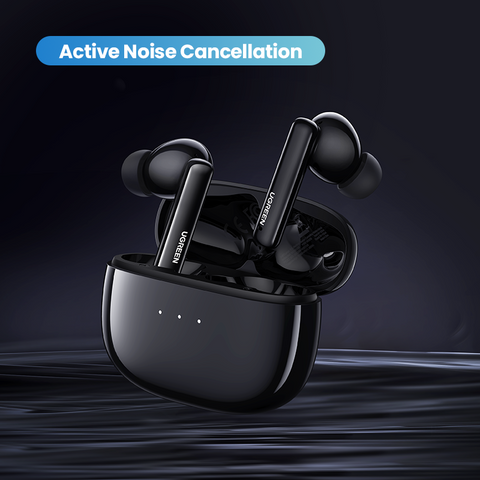 UGREEN 90401 HiTune T3 Active Noise-Cancelling Wireless Earbuds (Black)
