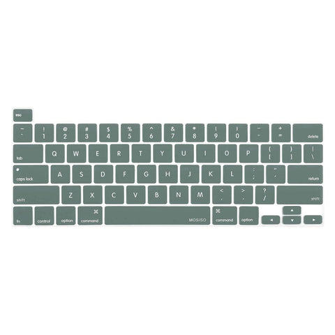 Keyboard Cover Skin For MacBook Pro 13 Pro 16 A2338 A2289 A2251 A2141 M1 M2 2020 to 2023 Dgreen