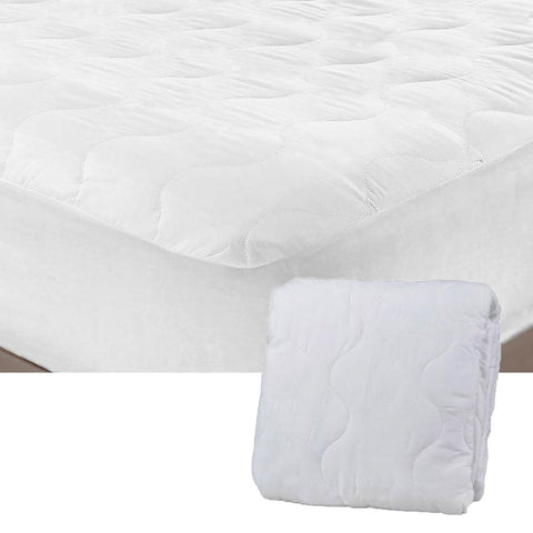 Essentially Home Living Microfibre Quilted Fitted Mattress Protector - SINGLE