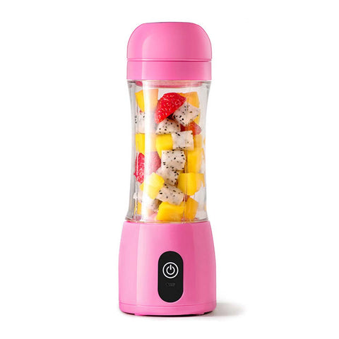 380ml Portable Rechargeable Handheld Juicer Pink