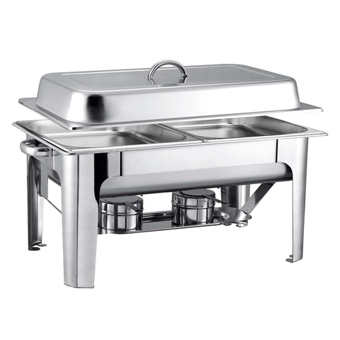 9L Stainless Steel 2 Pans Chafing Dish