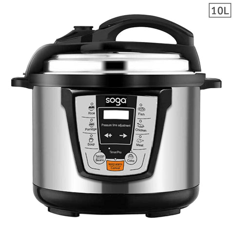 Electric Stainless Steel Pressure Cooker 10L Multicooker 16