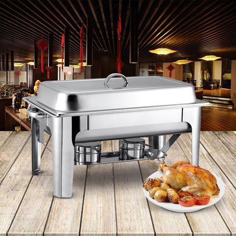 Stainless Steel Chafing Food Warmer 9L