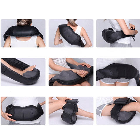 Electric Kneading Body Massager Black