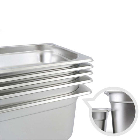 Gastronorm GN Pan Full Size 1/1 GN Pan 2cm Deep Tray With Lid