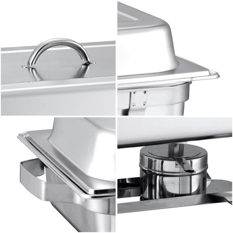 Stainless Steel Chafing Food Warmer 9L Full Size