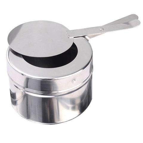 6L Stainless Steel Chafing Food Warmer Round Roll Top