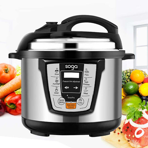 Electric Stainless Steel Pressure Cooker 12L Multicooker 16