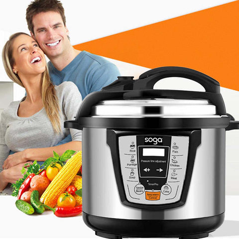 Electric Stainless Steel Pressure Cooker 12L Multicooker 16