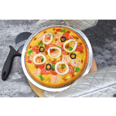 8-inch Round Aluminium Pizza Screen Baking Pan