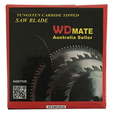 3x 115mm Wood TCT Circular Saw Blade Cutting Disc 4.5" 40T ATB Sharp 20/22.23mm
