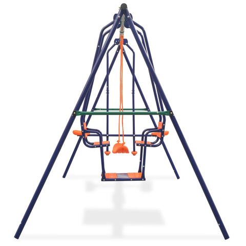 Swing Set With 5 Seats Orange