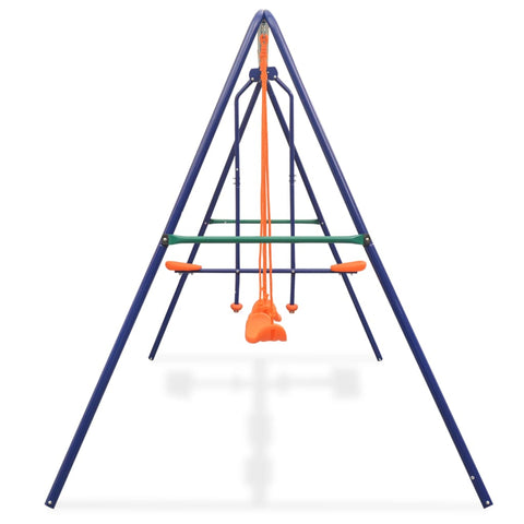 Swing Set With 4 Seats Orange