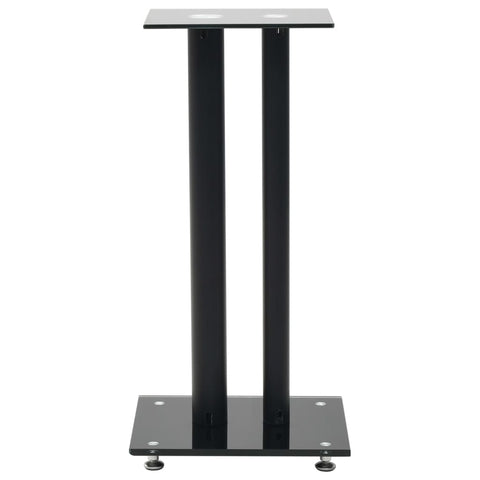 Speaker Stands 2 Pcs Tempered Glass Design