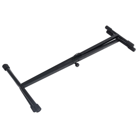 Keyboard Stand And Stool Set Black