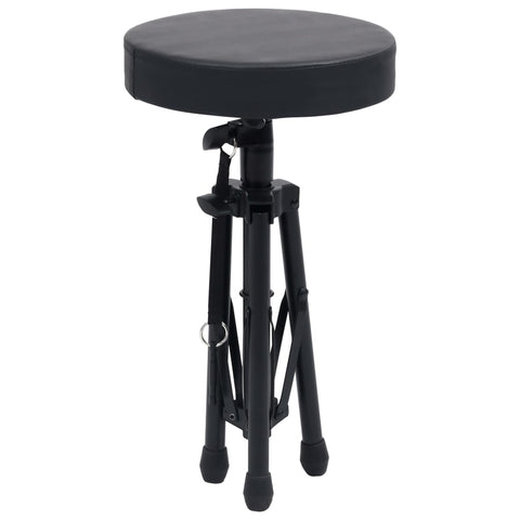 Keyboard Stand And Stool Set Black