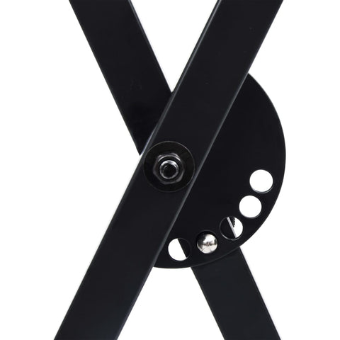 Keyboard Stand And Stool Set Black