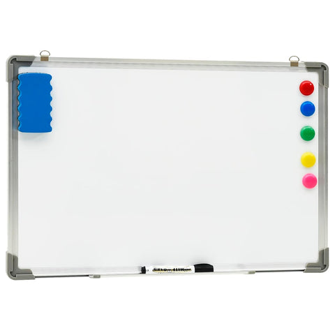 Magnetic Dry-Erase Whiteboard White Steel