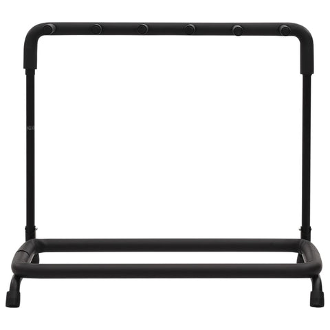 Folding Guitar Stand With 5 Sections Black Steel