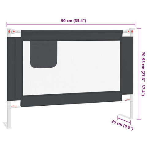 Toddler Safety Bed Rail Fabric