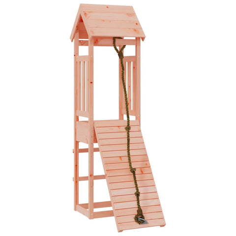 Playhouse With Climbing Wall Solid Wood Douglas