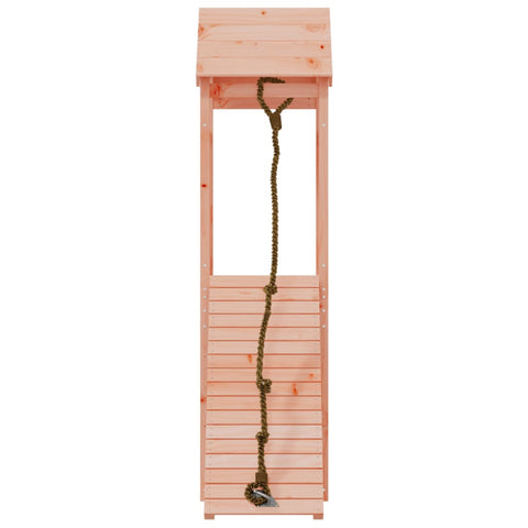 Playhouse With Climbing Wall Solid Wood Douglas