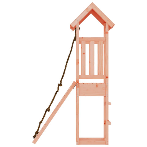 Playhouse With Climbing Wall Solid Wood Douglas