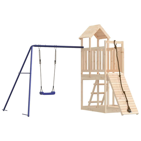 Outdoor Playset Solid Wood Pine