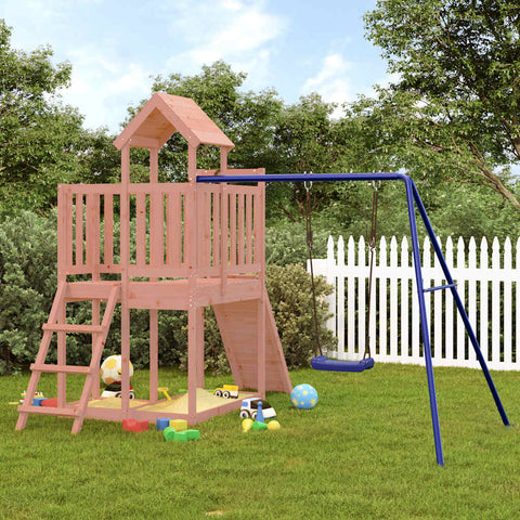 Outdoor Playset Solid Wood Pine