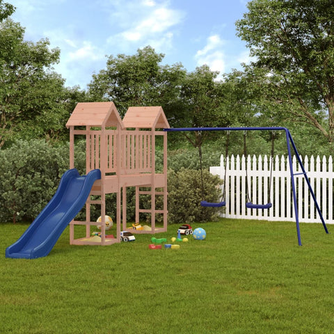 Outdoor Playset Solid Wood Pine