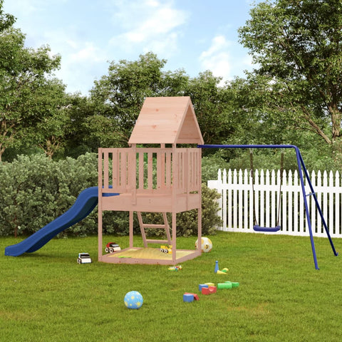 Outdoor Playset Solid Wood Pine