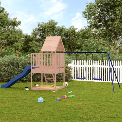 Outdoor Playset Solid Wood Pine