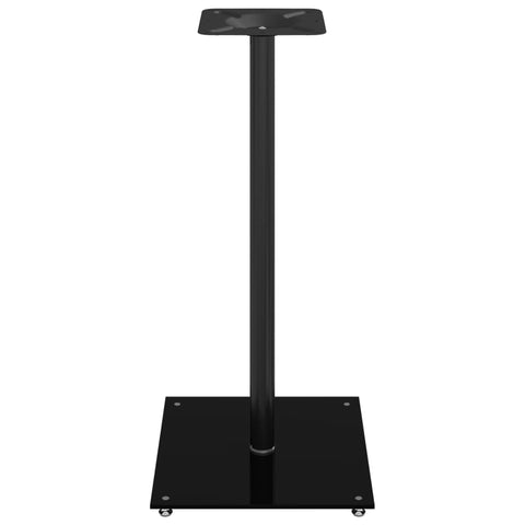 Speaker Stands 2 Pcs Tempered Glass 1 Pillar Design