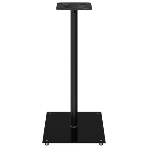 Speaker Stands 2 Pcs Tempered Glass 1 Pillar Design