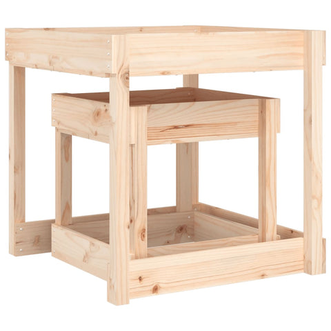 Sand Tables 2 Pcs Solid Wood Pine