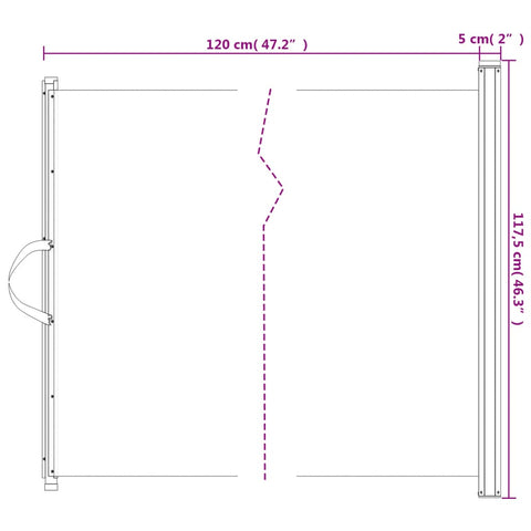 Retractable Pet Gate 117.5X125 Cm