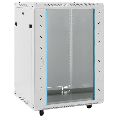 18U Network Cabinet With Swivel Feet 19" Ip20 60X60X100 Cm