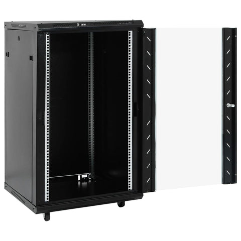 18U Network Cabinet With Swivel Feet 19" Ip20 60X60X100 Cm