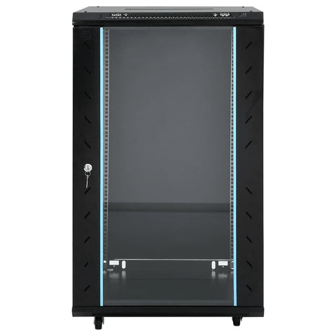 18U Network Cabinet With Swivel Feet 19" Ip20 60X60X100 Cm