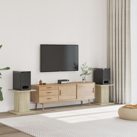Speaker Stands 2 Pcs Engineered Wood