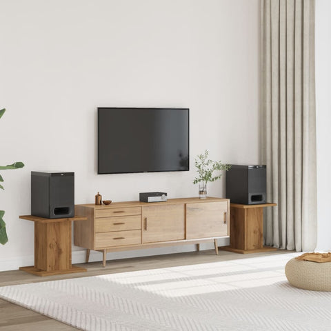 Speaker Stands 2 Pcs Engineered Wood
