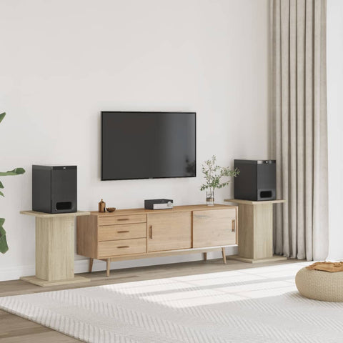 Speaker Stands 2 Pcs Engineered Wood
