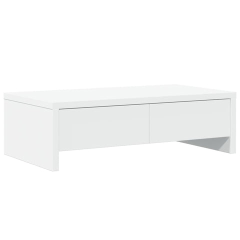 Monitor Stand With Drawers Engineered Wood