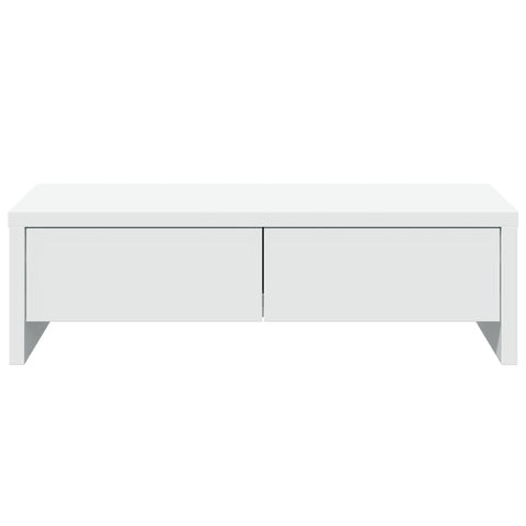 Monitor Stand With Drawers Engineered Wood