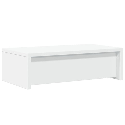 Monitor Stand With Drawers Engineered Wood