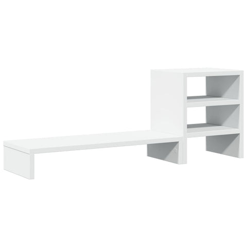 Monitor Stand With Desk Organiser Engineered Wood