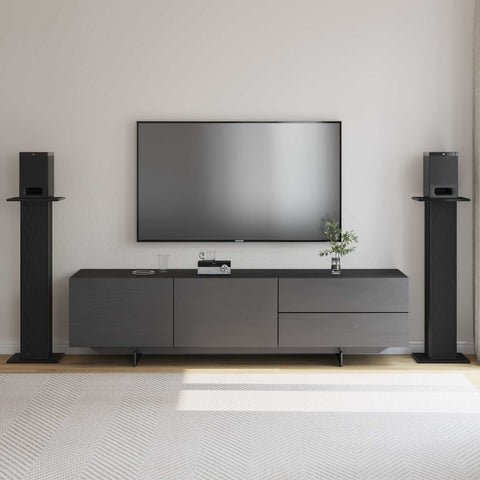 Speaker Stands 2 Pcs Engineered Wood