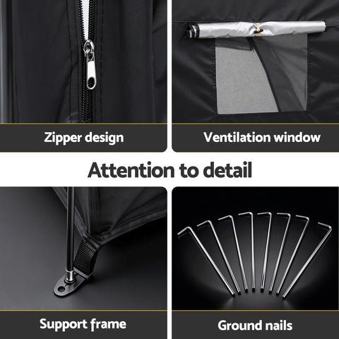 Giantz Bike Storage Tent Outdoor Waterproof UV Resistant Shelter w/ Ventilation