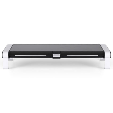 Artiss RGB Monitor Stand with USB Hub Desk Organiser Charging Stand Computer Stand Black