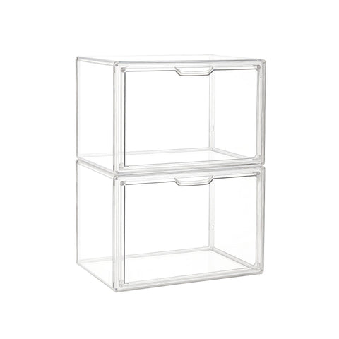 Artiss Clear Acrylic Display Case Box 2 Pack For Toys 54cm